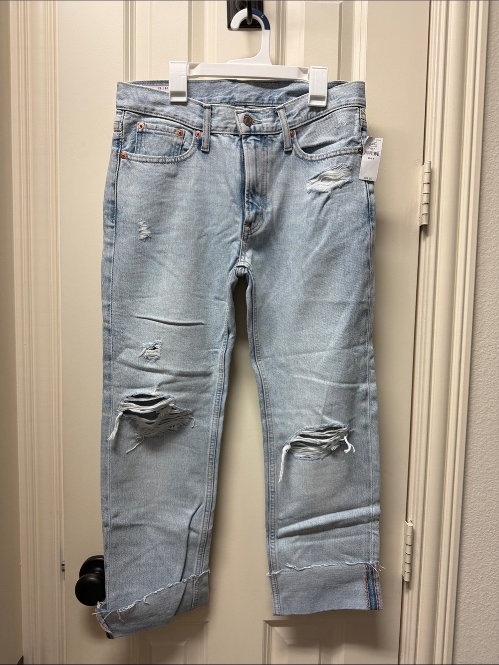 NWT Gap Boy Jean mid rise size 8 short